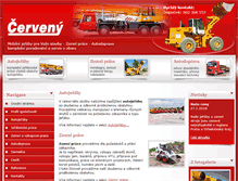 Tablet Screenshot of cerveny-praha.cz